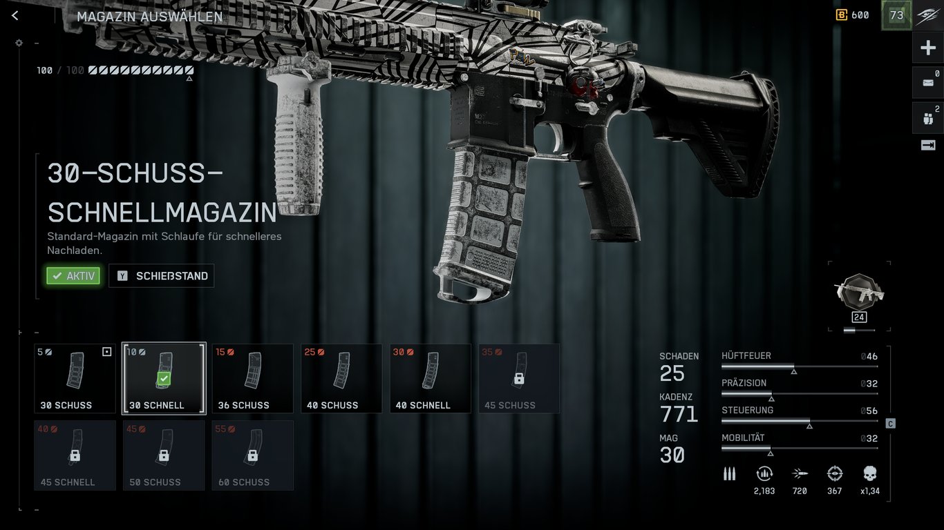 DRS-IAR - 1. Das Herzstück: 30-Schuss-Schnellmagazin