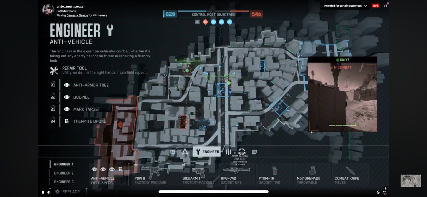 Battlefield 2025 - Deploy Screen