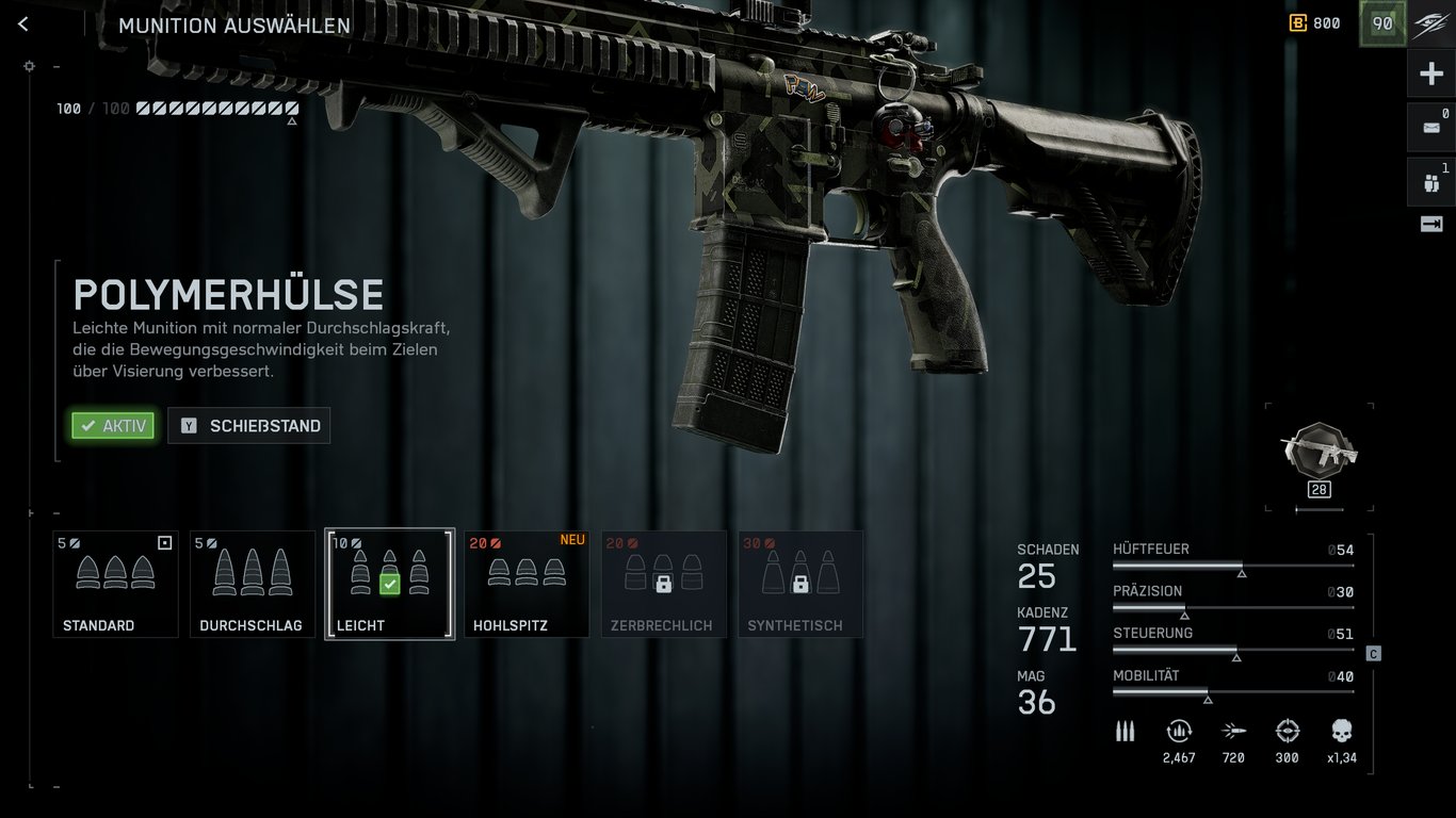 DRS-IAR - Munition: Polymerhülse (Leicht)