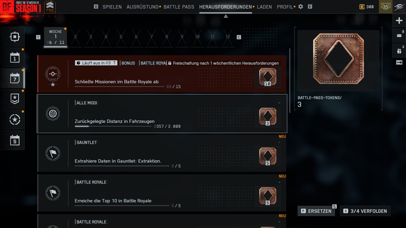 Battlefield 6: DICE reagiert auf "RedSec"-Kritik – Challenge-Reroll-System wird angepasst