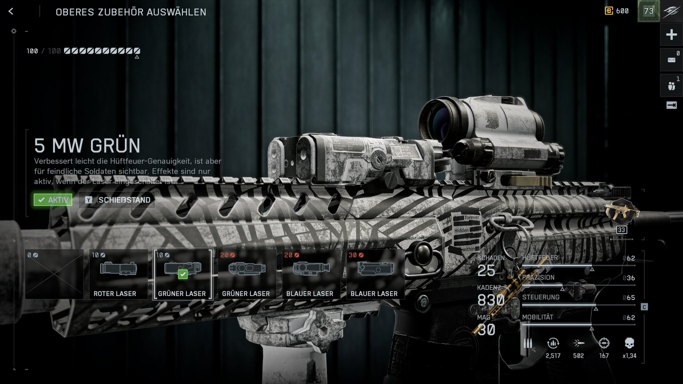 SGX - Laser: 50 MW Grün