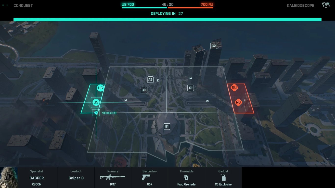 Battlefield 2042 - Kaleidoscope Map Layout 64 Player