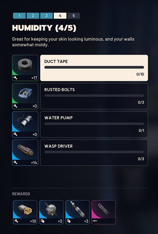 Step Four: Humidity (4/5)