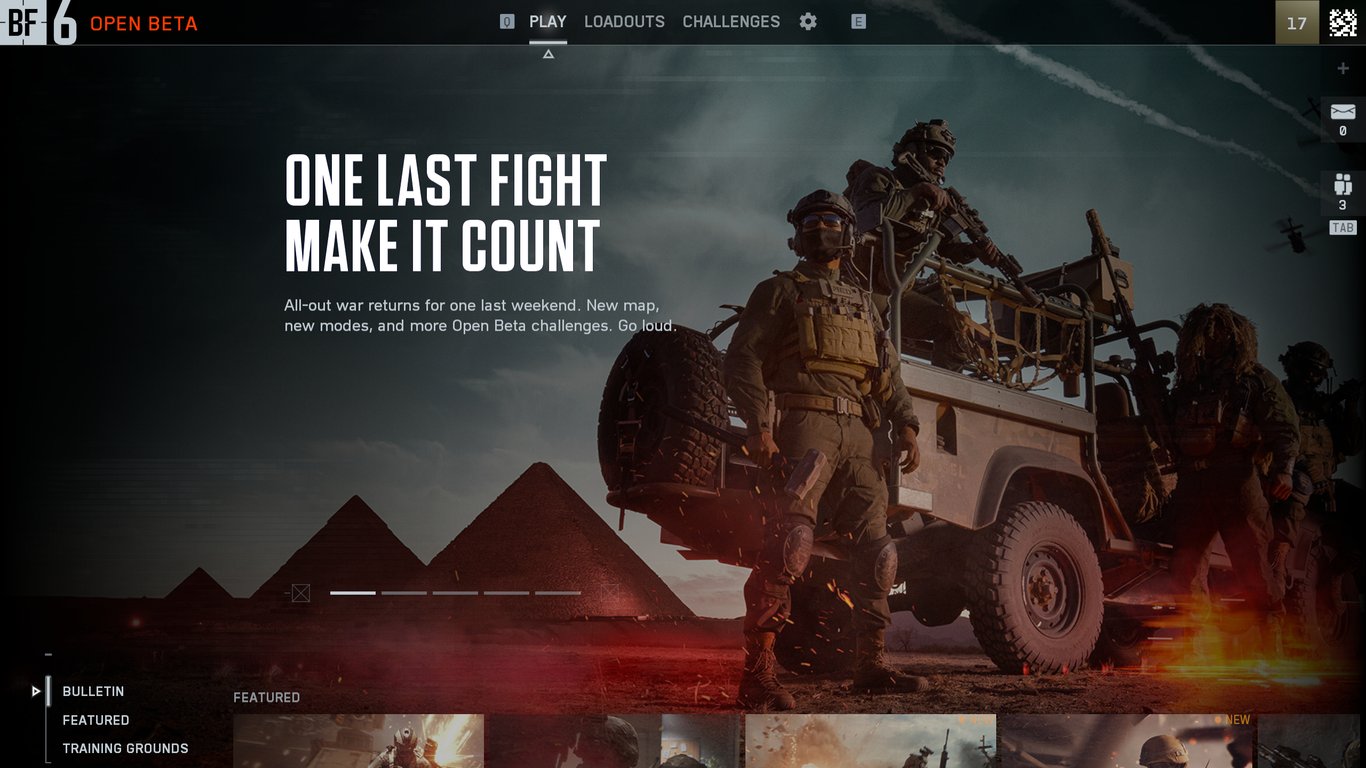 DICE versichert uns, das fernseh-ähnliche UI der Battlefield 6 Beta sei nur ein flüchtiges Ding