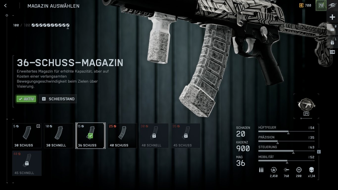 Priorität 2: Munitionsmanagement