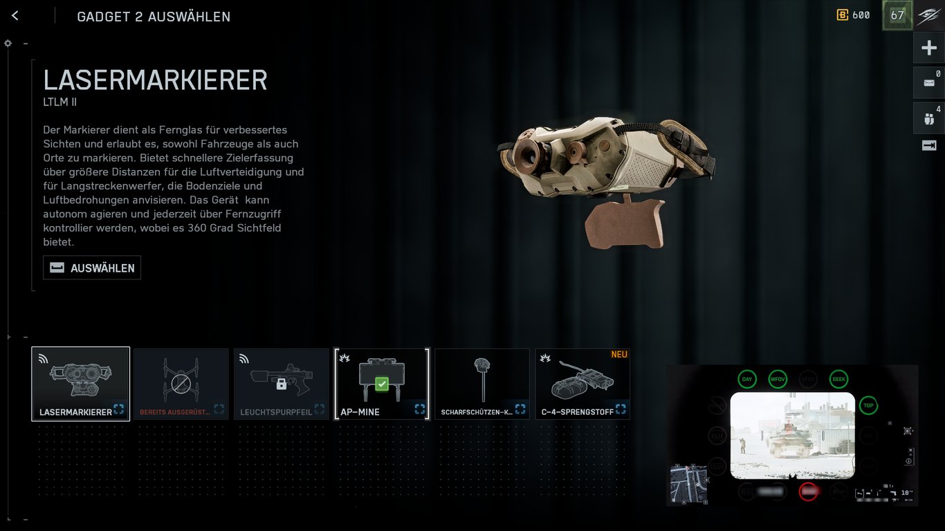 Der SOFLAM-Fehler (Laser Designator)