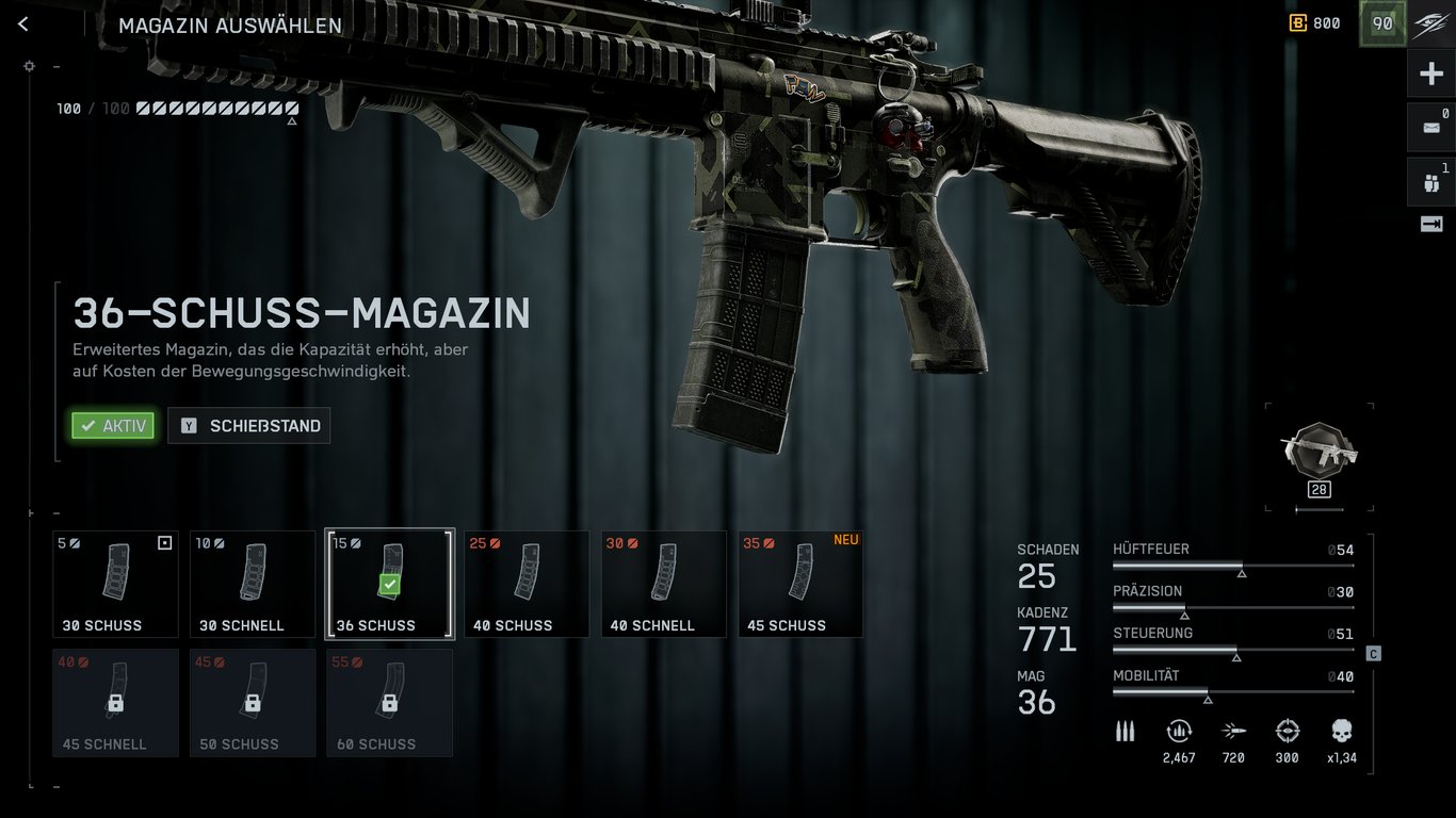 DRS-IAR - Magazin: 36-Schuss-Magazin