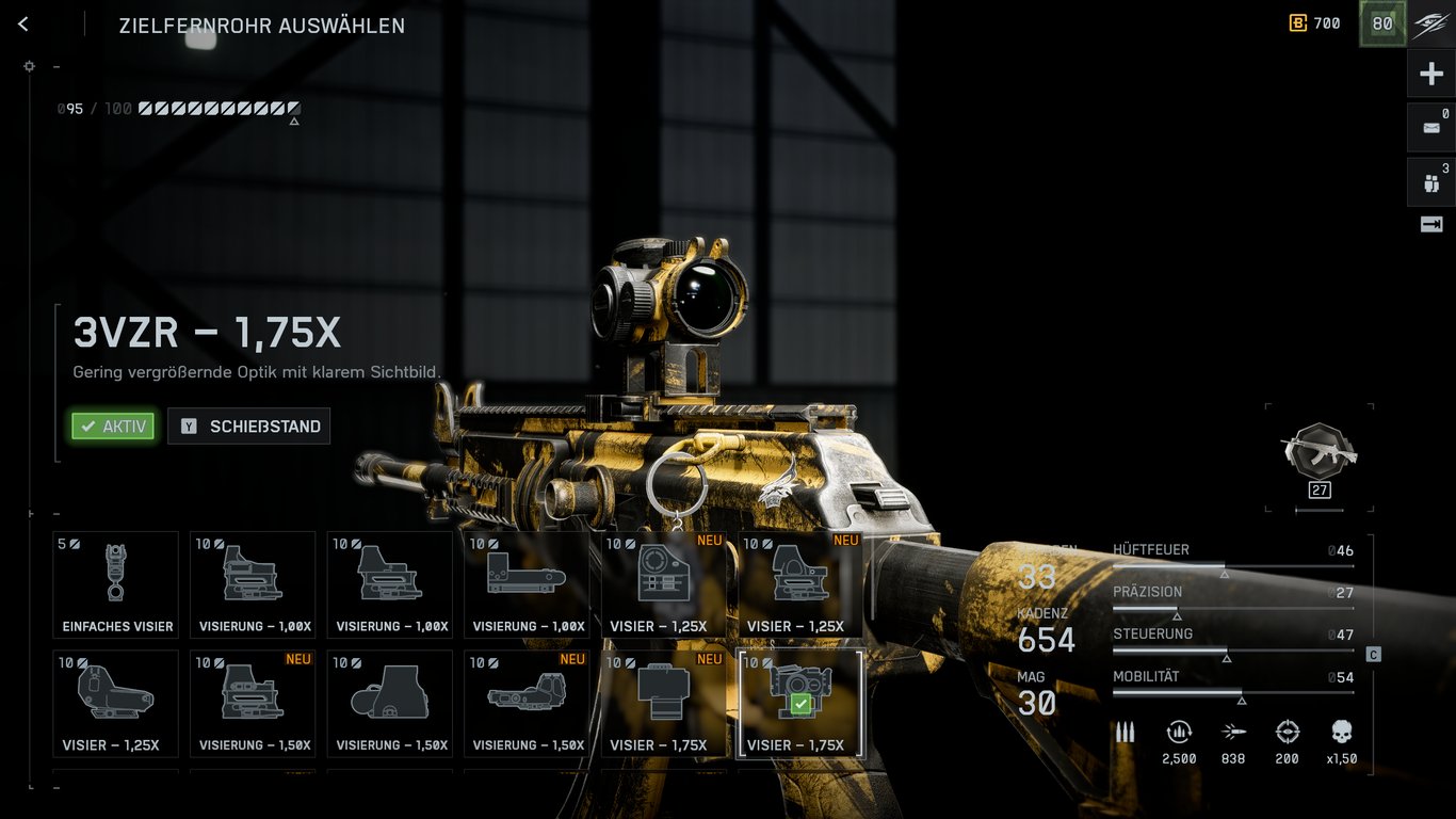 NVO-228E - Visier: 3VZR – 1,75x