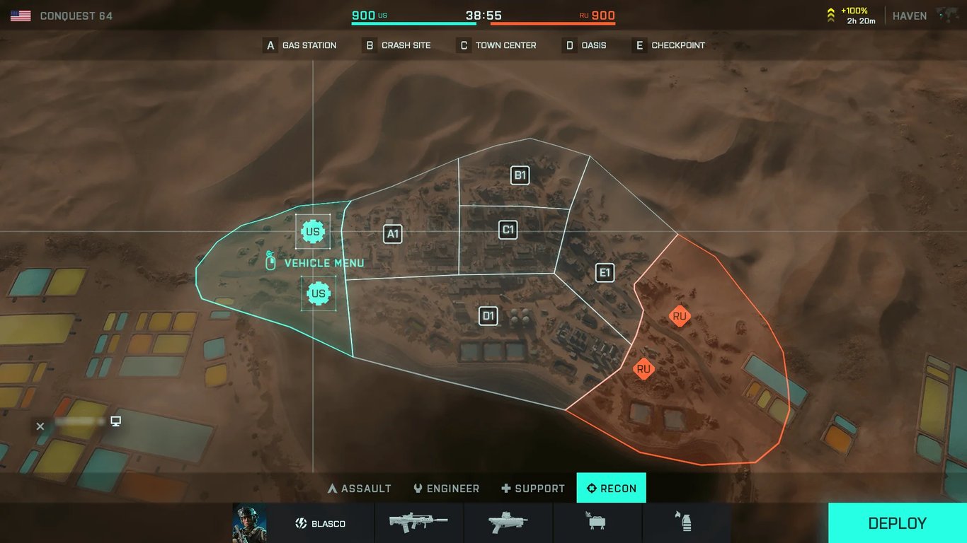 Battlefield 2042 - Haven Map Layout