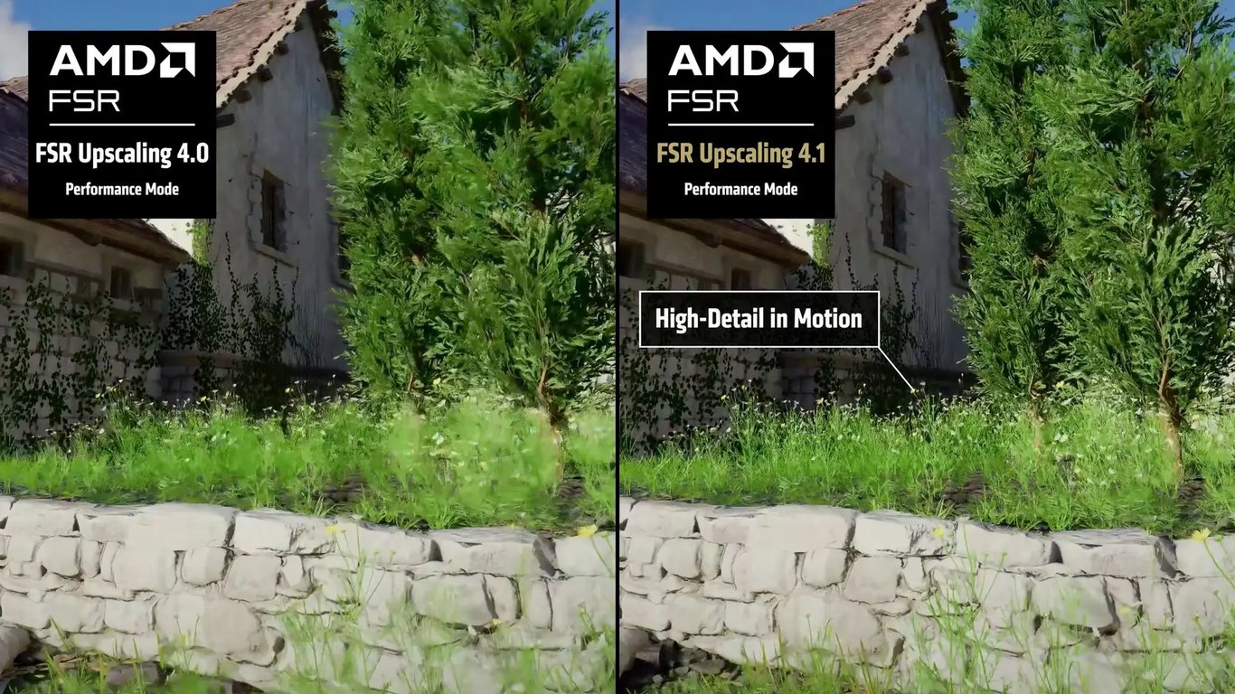 AMD FSR Upscaling 4.1