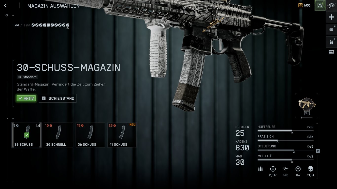 SGX - Magazin: 30-Schuss-Magazin