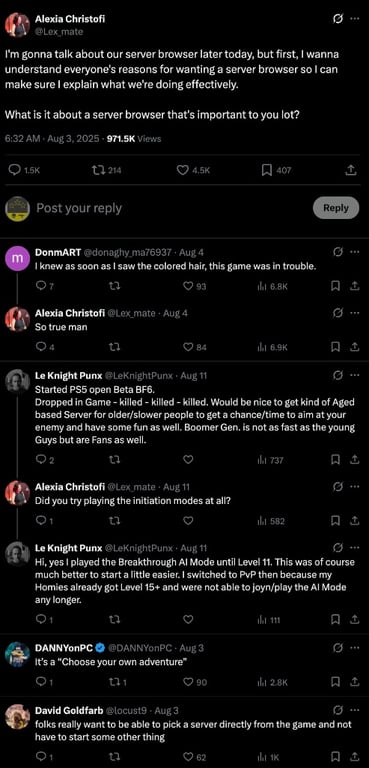2. Der Server-Browser: Unser schwarzes Brett