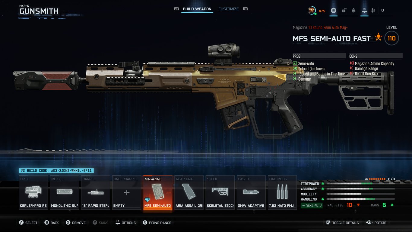 5. Reticles, Badges & Weekly Challenges