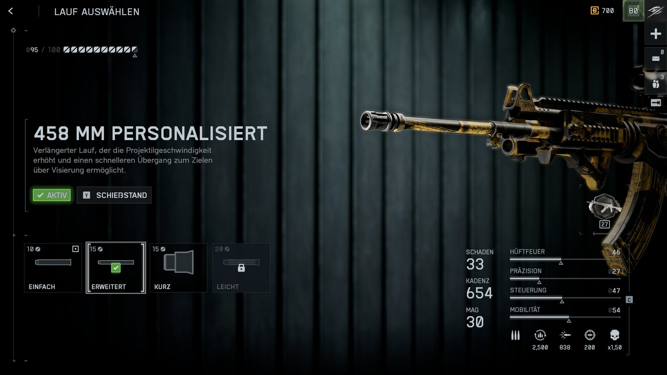 NVO-228E - Lauf: 458 mm Personalisiert