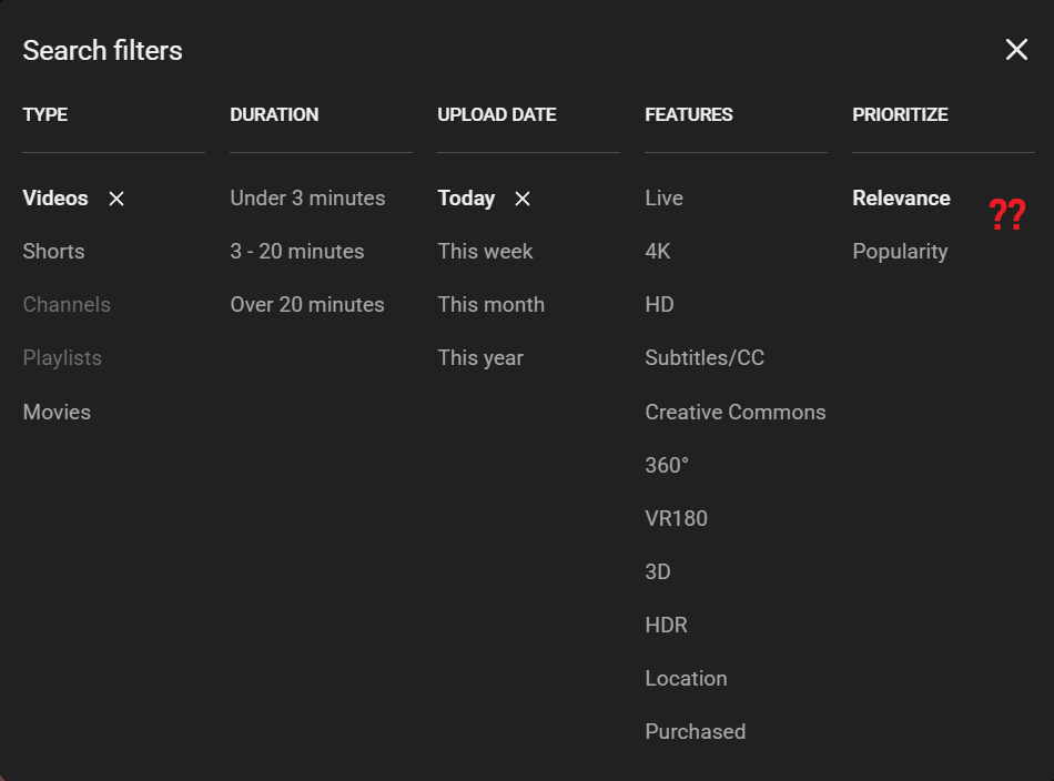 User Intent vs. Algo-Zwang