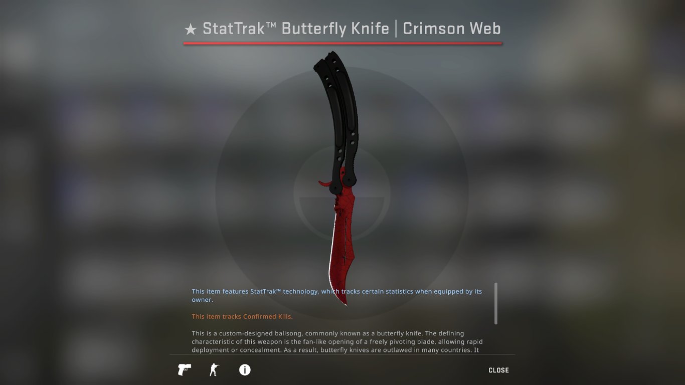 Counter Stike - Rotes Messer StatTrak