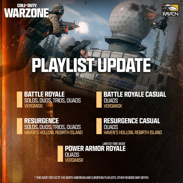 Warzone Playlist Update