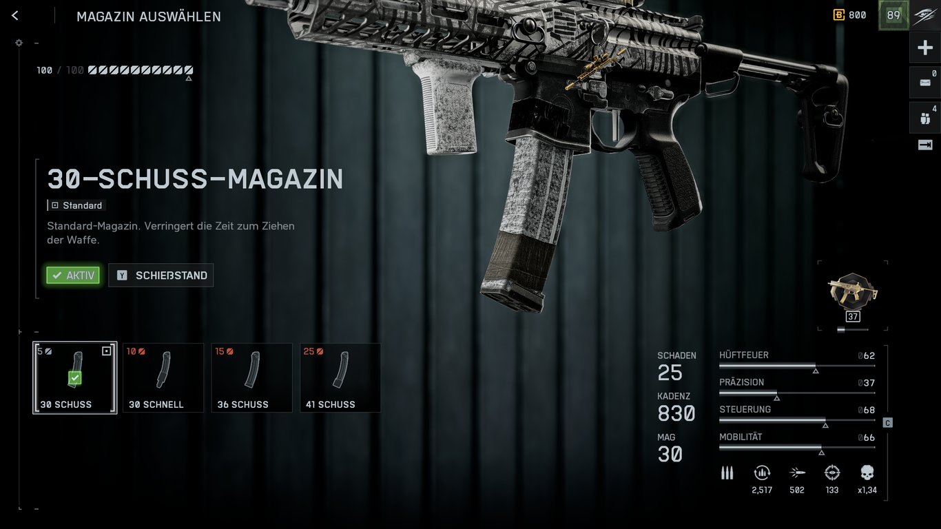 SGX - Magazin: 30-Schuss-Magazin