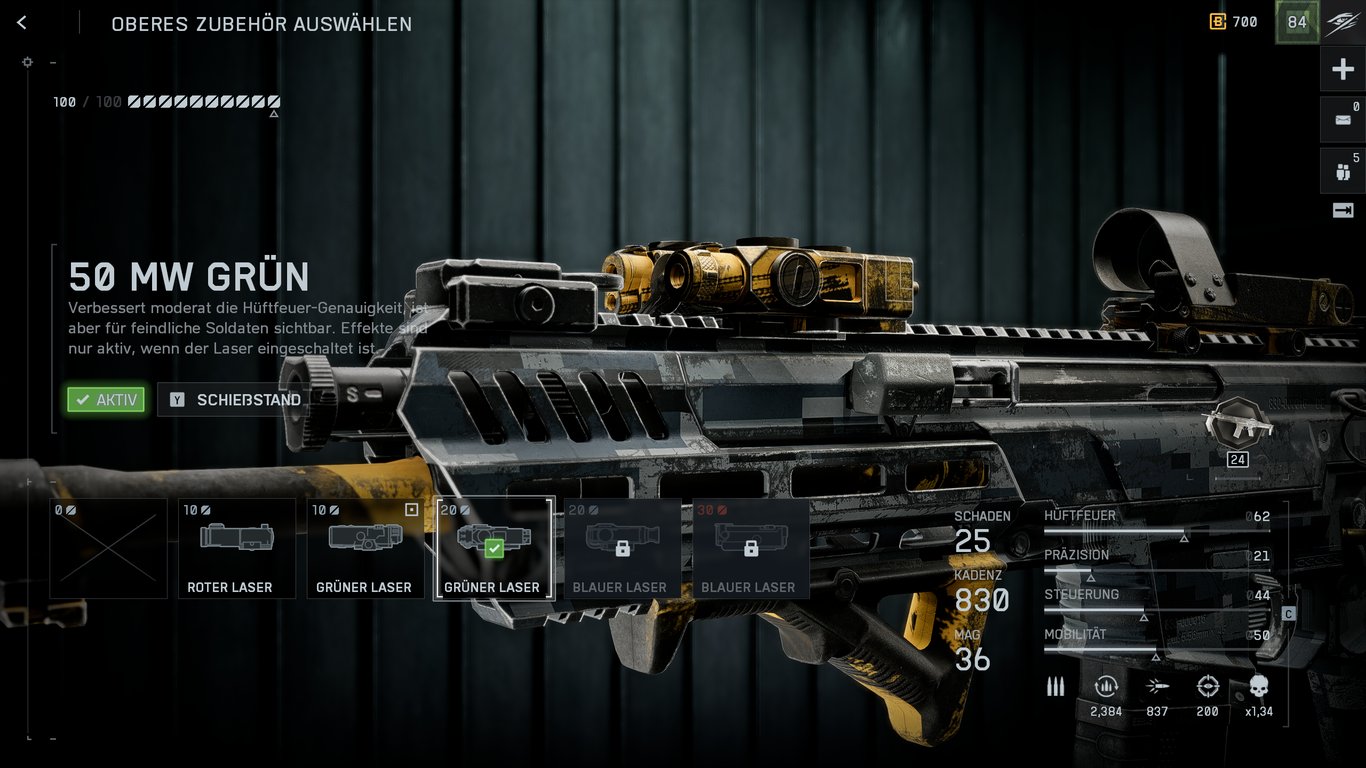 M433 - Zubehör: 50 MW Grün