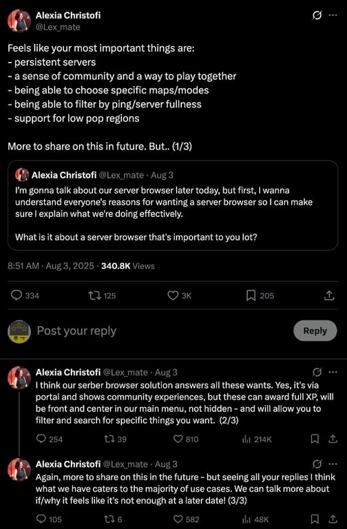 2. Der Server-Browser: Unser schwarzes Brett