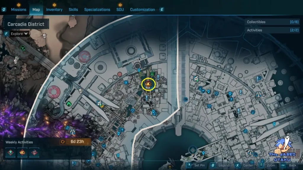 Aktueller Standort: Carcadia District