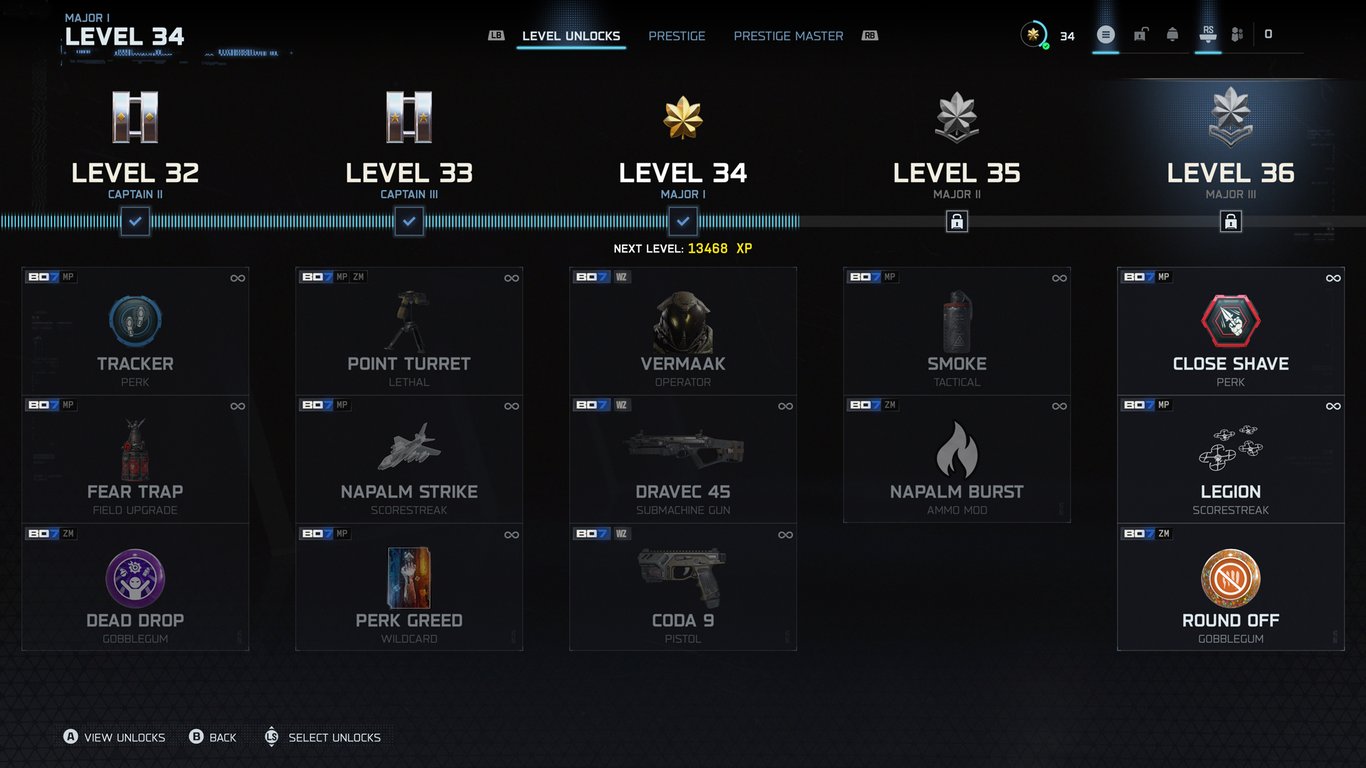 Das globale Level-System (1-55) & Wichtige Unlocks