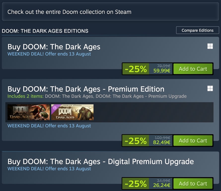 Doom: The Dark Ages: Der Höllentrip ist keine 3 Monate alt und schon auf Steam im Angebot