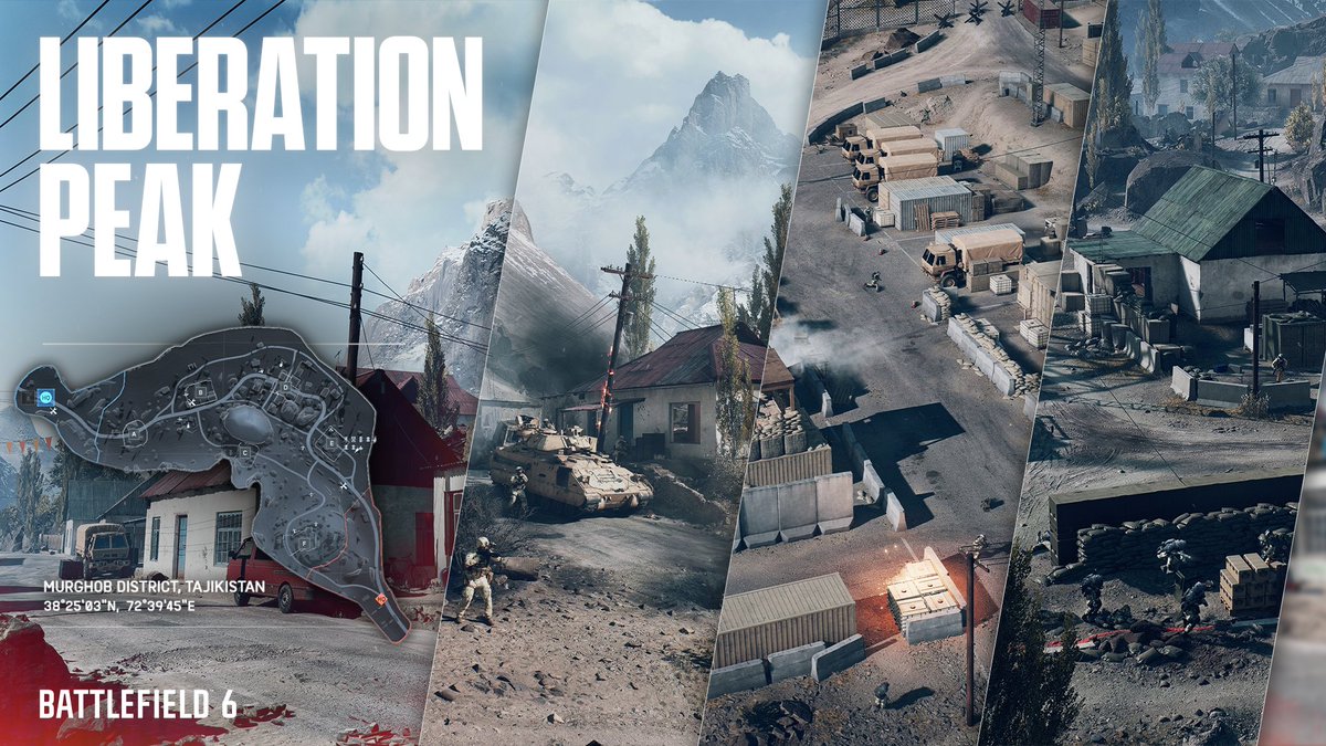 Battlefield 6 - Map Liberation Peak (Tadschikistan)