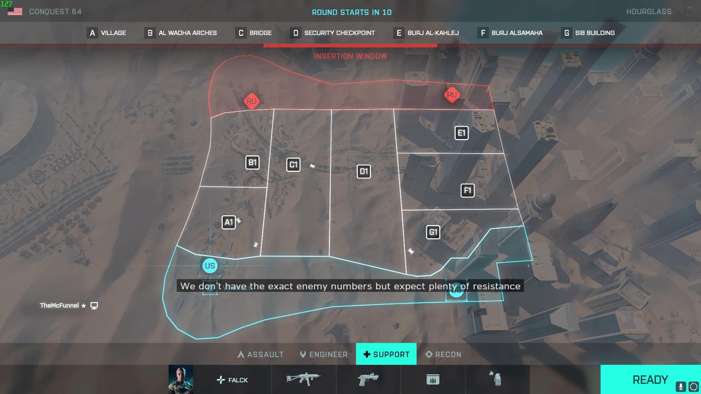 Battlefield 2042 - Hourglass Map Layout