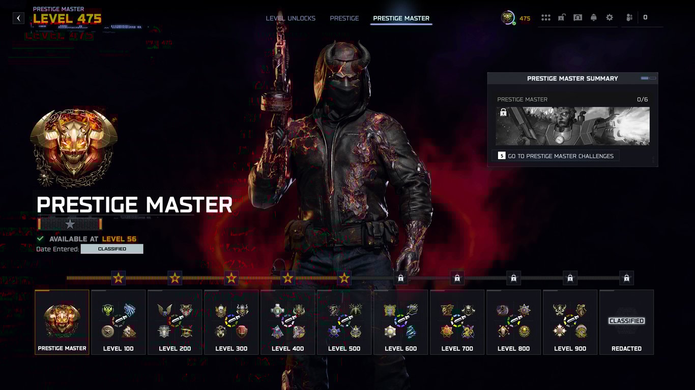 Prestige Master (Level 56 - 1000)
