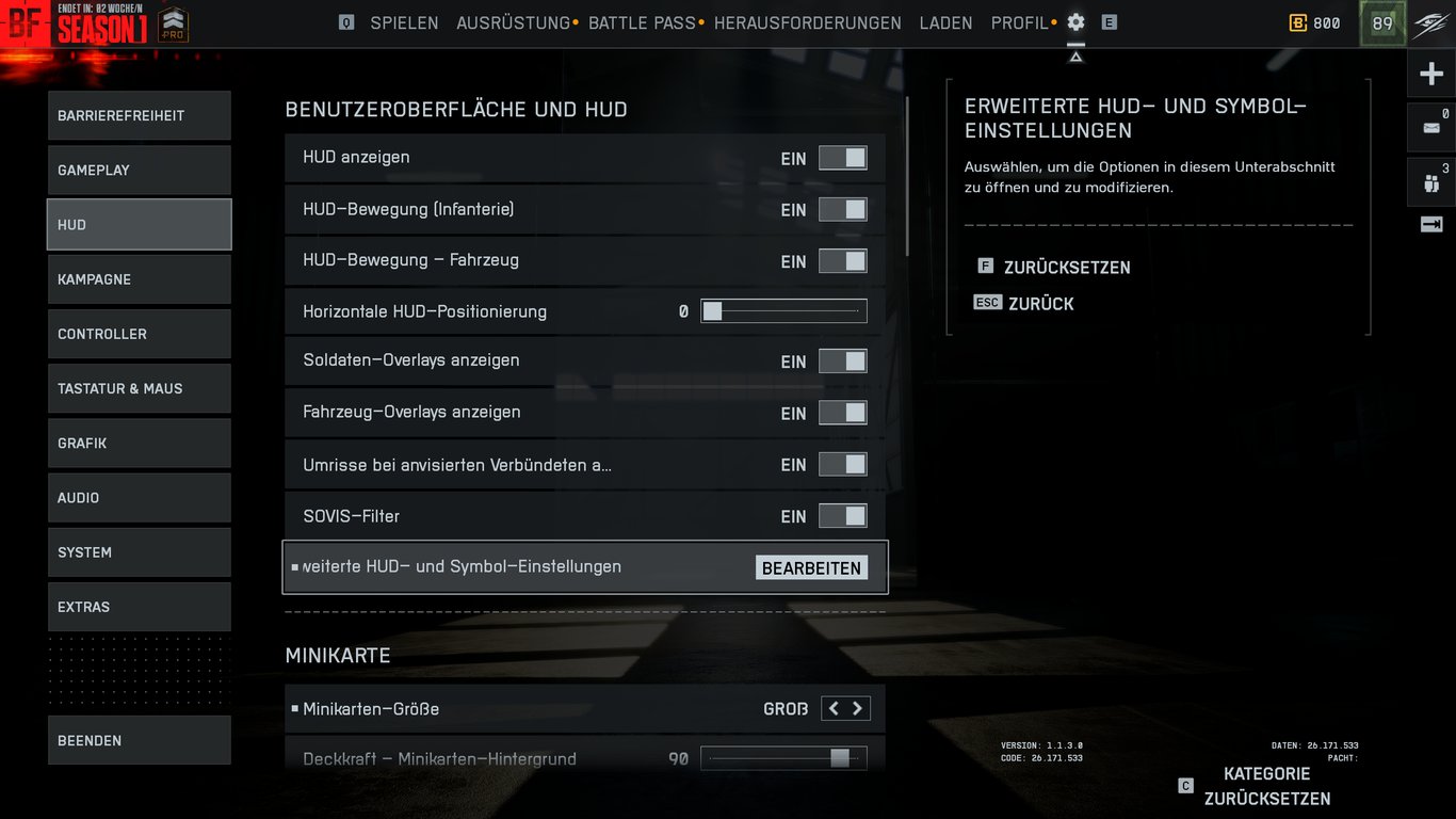Battlefield 6 Pro-Tipp: Waffennamen statt Symbole im Kill-Feed anzeigen