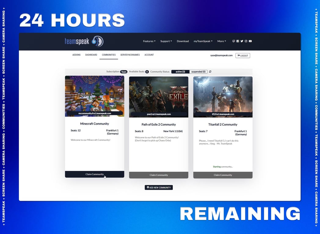 TeamSpeak Communites