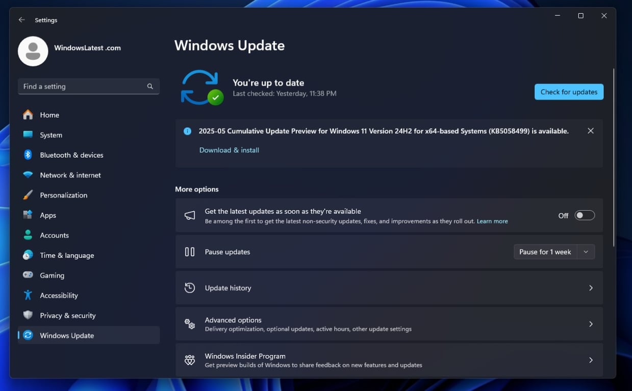 Windows 11 24H2: KB5058499 nietet Gaming-Crashes & Lags fest – Nvidia ist raus