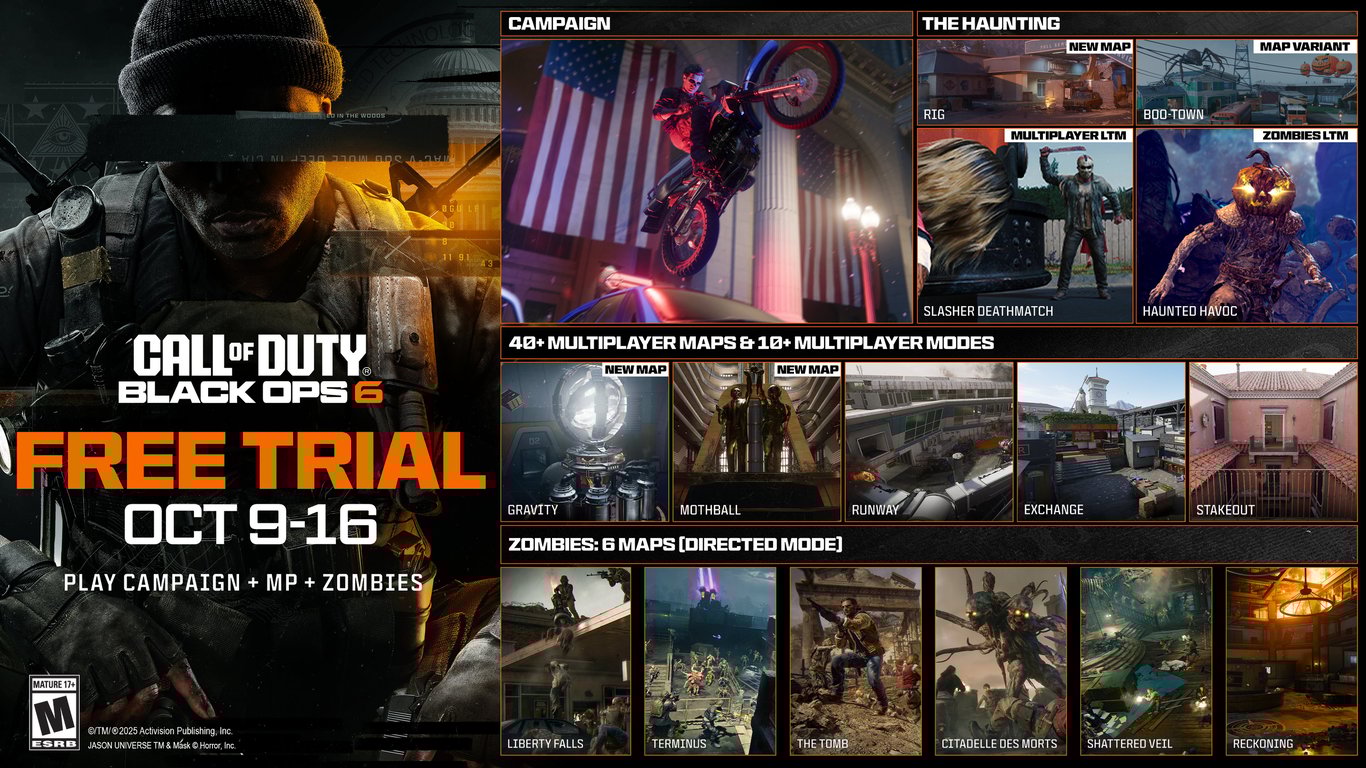 Erinnerung: Call of Duty: Black Ops 6 dieses Wochenende kostenlos spielen – inklusive Kampagne & "The Haunting"