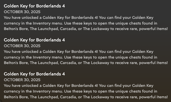 Borderlands 4: Drei neue SHiFT Codes für goldene Schlüssel (bis Samstag)