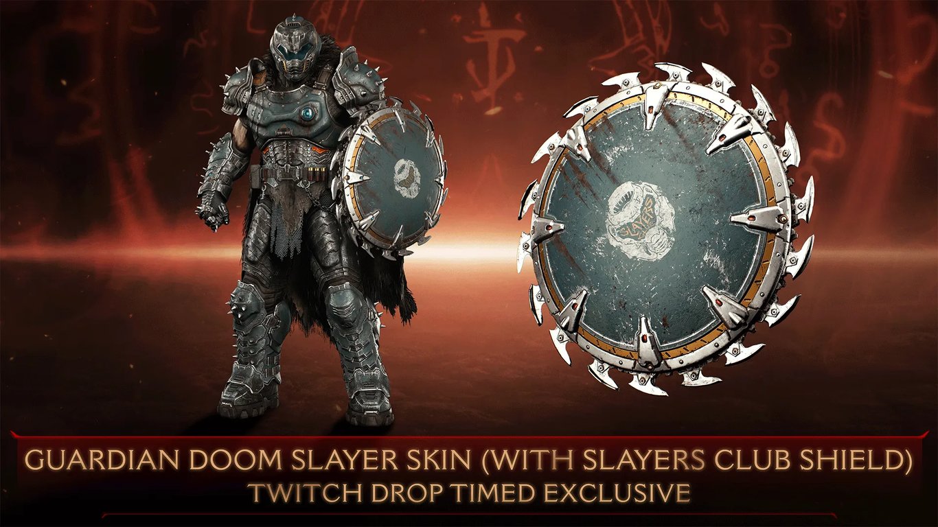 Doom: The Dark Ages - Twitch Drop Skin - Guardian Doom Slayer" Skin