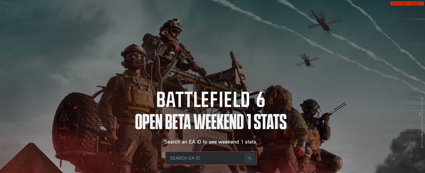 Battlefield 6: EA veröffentlicht Statistik-Seite für das erste Beta-Wochenende