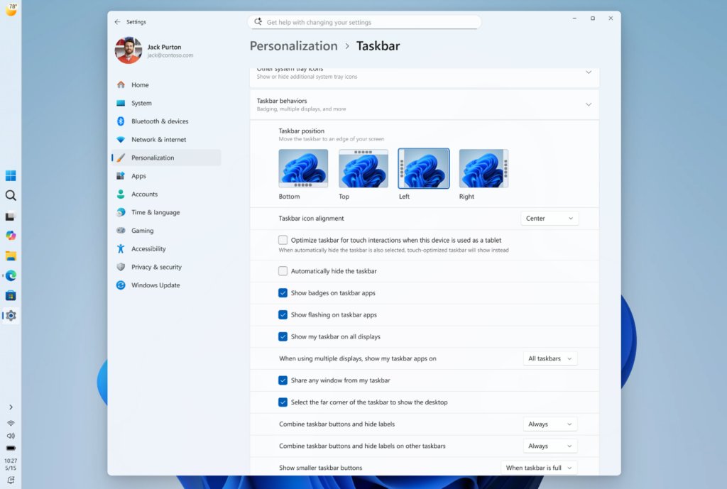 Windows 11: Taskleiste verschiebbar und Startmenü skalierbar - Microsoft testet lange vermisste Features - Image 1