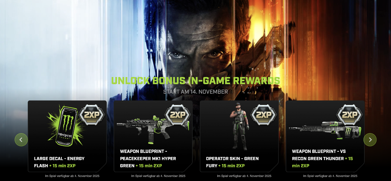 So löst du deine Monster Energy-Belohnungen in Black Ops 7 ein: Alle Codes &amp; Items