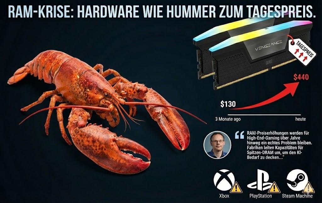 RAM zum "Tagespreis" wie Hummer: Warum Hardware-Preise jetzt komplett ausser Kontrolle geraten