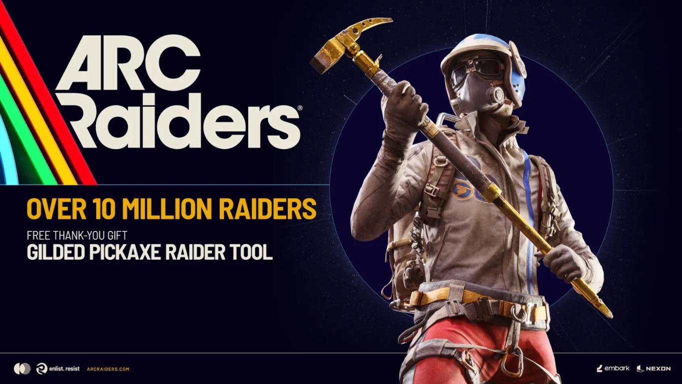 12 Millionen Mal Arc Raiders: Neuer Rekord-Shooter verschenkt goldene Spitzhacke