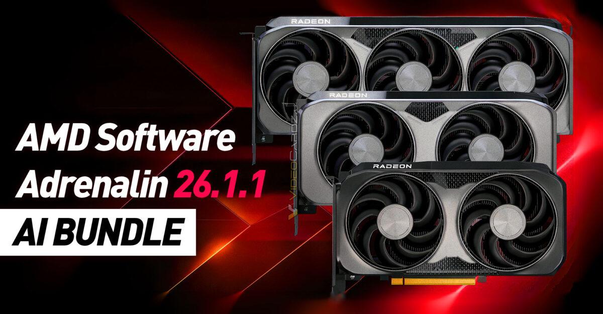 AMD Adrenalin 26.1.1: AI Bundle bringt PyTorch-Native und One-Click-Setup für Windows