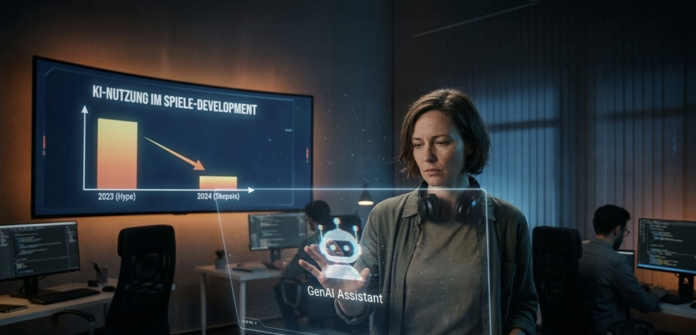 Trendwende bei Spieleentwicklern: Weniger nutzen KI als noch vor einem Jahr – Skepsis wächst massiv