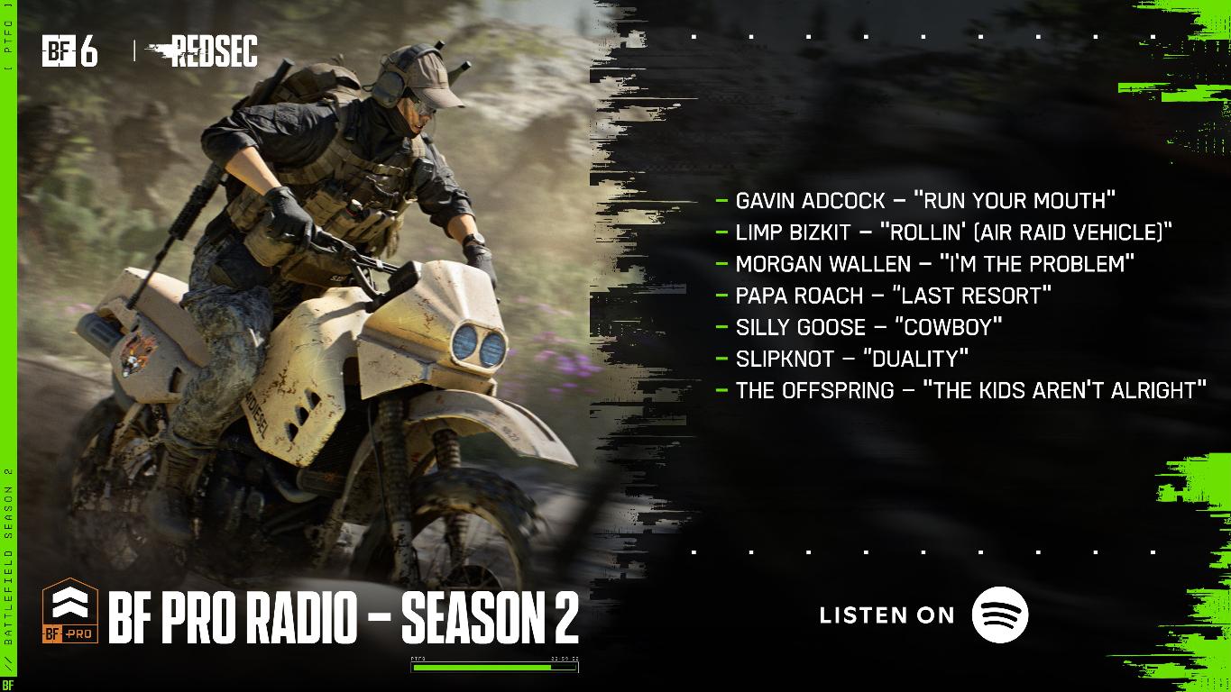 Battlefield 6: BF Pro Radio bekommt neue Playlist für Season 2 – Slipknot, Papa Roach, Limp Bizkit &amp; mehr