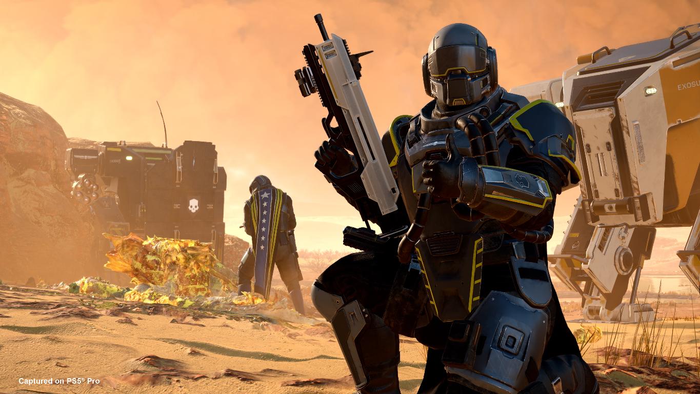 Helldivers 2: "Exo Experts" Kriegsanleihe am 28. April - alle Inhalte, Waffen, Mechs &amp; Perks im Überblick